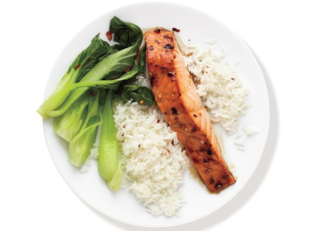 Rice With Fish Steaks